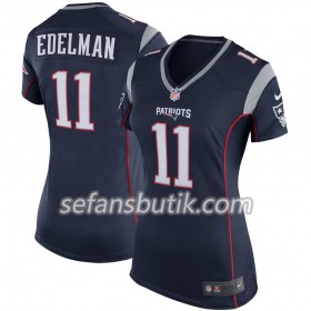 New England Patriots Tröjor Julian Edelman 11 Nike Navy - Dame